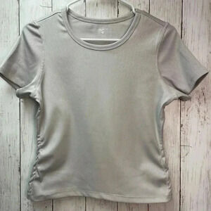 Layer 8 Sporty/Athletic Top Size Small Color Gray